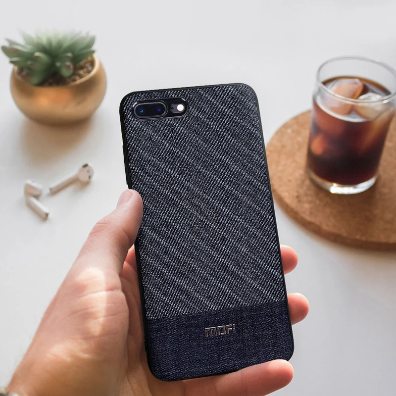 Чехол для iPhone 8 plus чехол ткань для iPhone 8 plus чехол Бизнес темно Цвет для iPhone 7/7plus ручной работы джентльмен iP7 чехол