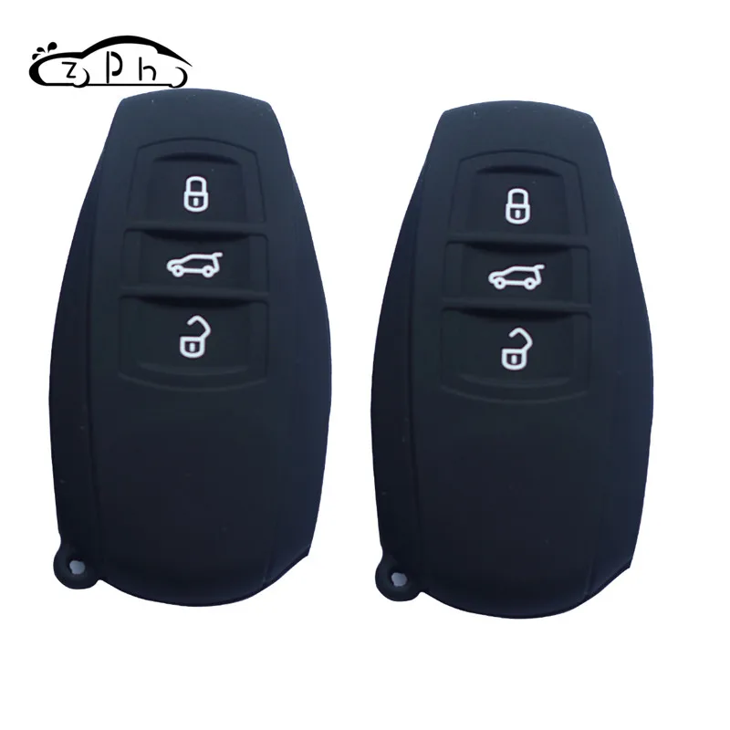 Силиконовый резиновый чехол для автомобильного ключа держатель смарт ключей VW