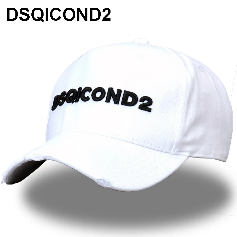 Оптовая продажа Хлопковые бейсболки буквы DSQ Высококачественная Кепка для