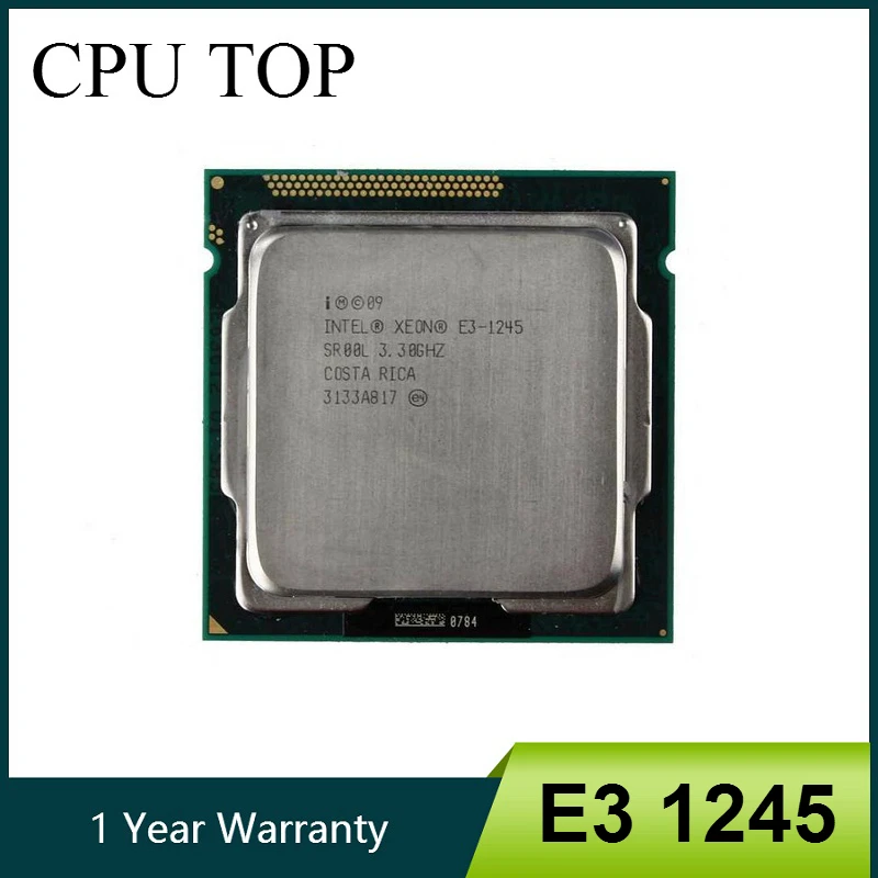 Четырёхъядерный процессор Intel Xeon 3 ГГц LGA 1155 8 Мб E3 1245 SR00L|intel xeon|cpu processorcore cpu |