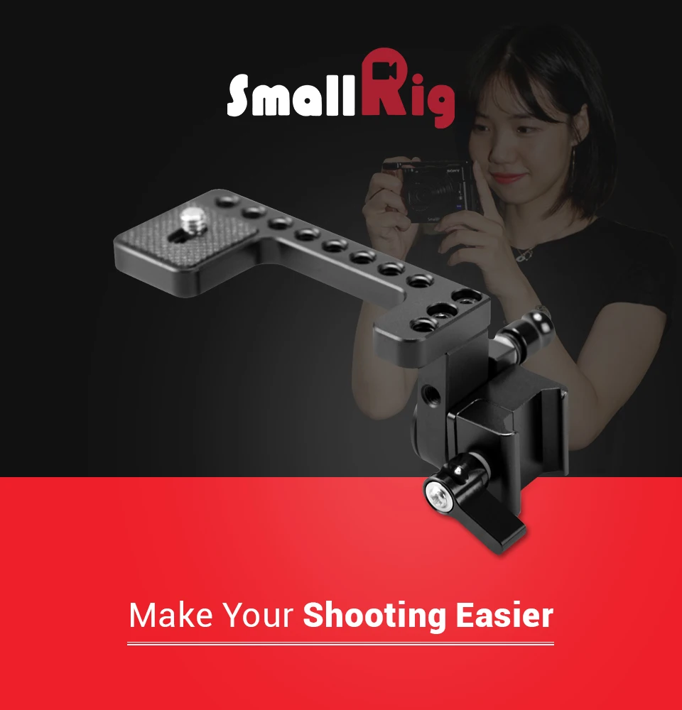 SmallRig Quick Release стабилизатор крепление для электронного видоискателя с НАТО зажим для DSLR мониторы видоискатель поддержка 1594