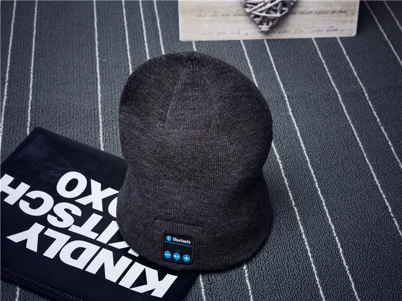 Распродажа 50% Беспроводная Bluetooth Шапка-бини для мужчин женская вязаная зимняя