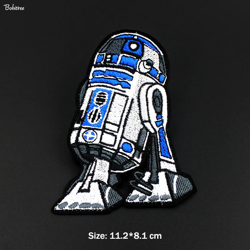 1pcs as photo Космические Звездные войны йода Штурмовик BB8 патчи железные на ткань инопланетянин Вселенная значки вышитые наклейки для аппликаций - Цвет: 1pcs as photo