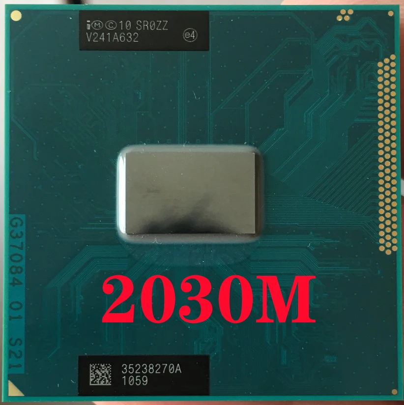 Intel Pentium 2030M SR0ZZ ноутбук процессор гнездо G2 rPGA988B 100% работает должным