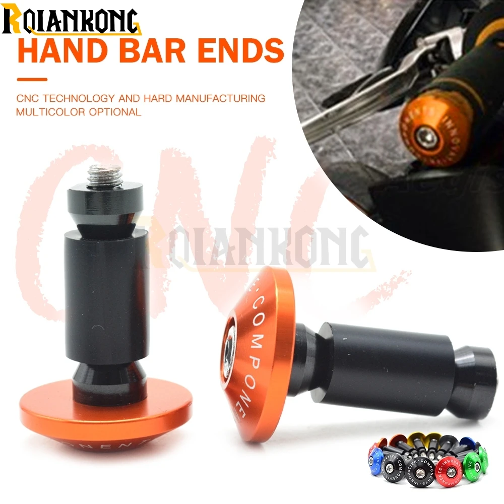 Для KTM 200 250 390 690 990 Duke RC SMC/SMCR Enduro R рука бар заканчивается 22 мм мотоциклетные ручки заканчивается наконечники велосипедного руля крышки