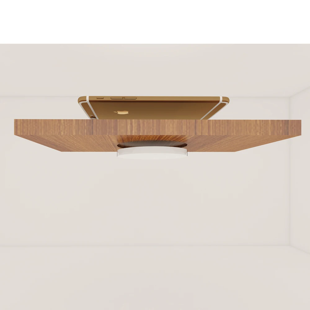 Быстрое встроенное Беспроводное зарядное устройство невидимая настольная