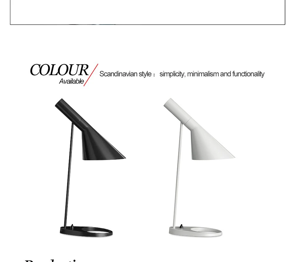 Demmark дизайн черный Реплика Arne Jacobsen настольная лампа Европа AJ настольная лампа Кафе проход зал читать светодио дный Светодиодные лампы E27 Спальня Декор