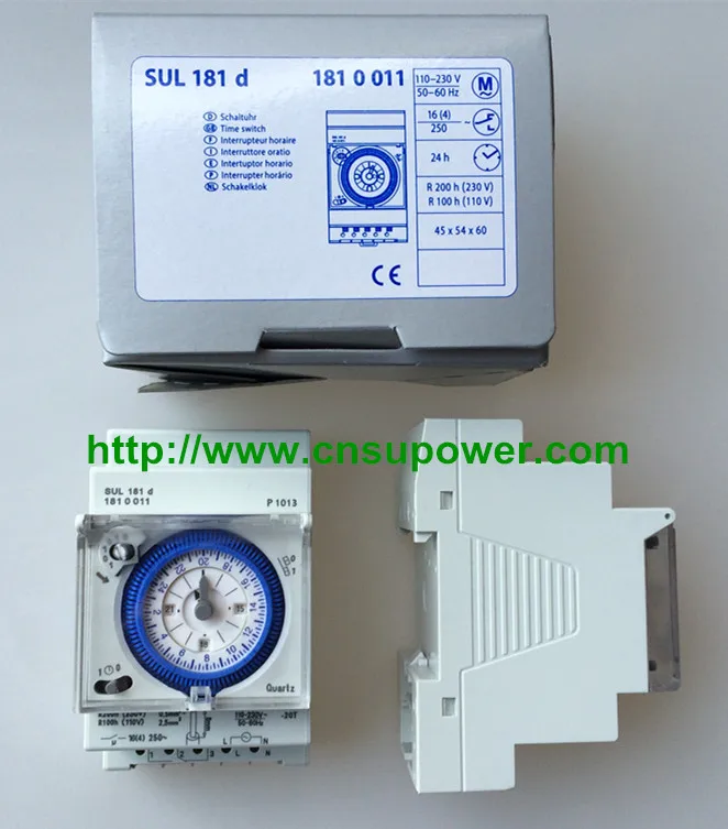 Аналоговый механический таймер 110 220 В 24 часа ежедневного программирования 15