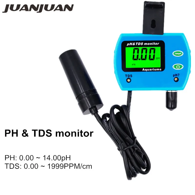 

Professional 2 in 1 PH TDS Meter Tester Water Quality Monitor Online PH/TDS Acidity Monitor Tester for Aquarium 40% off