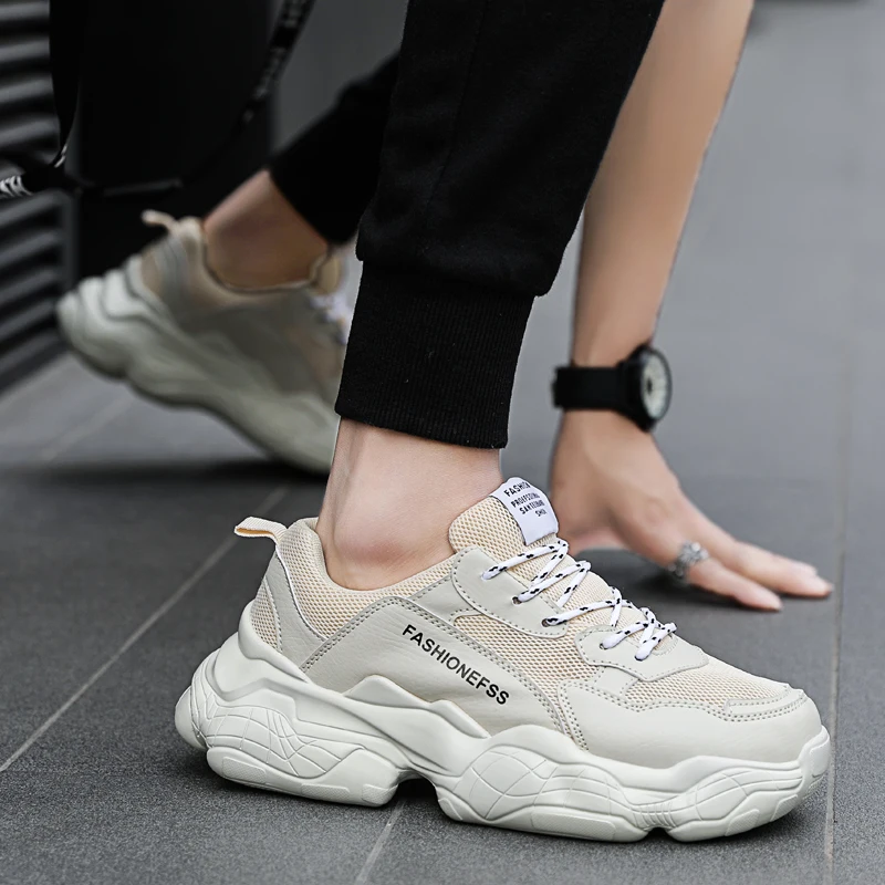 Кроссовки больших размеров женская дышащая обувь для пары повседневная женские
