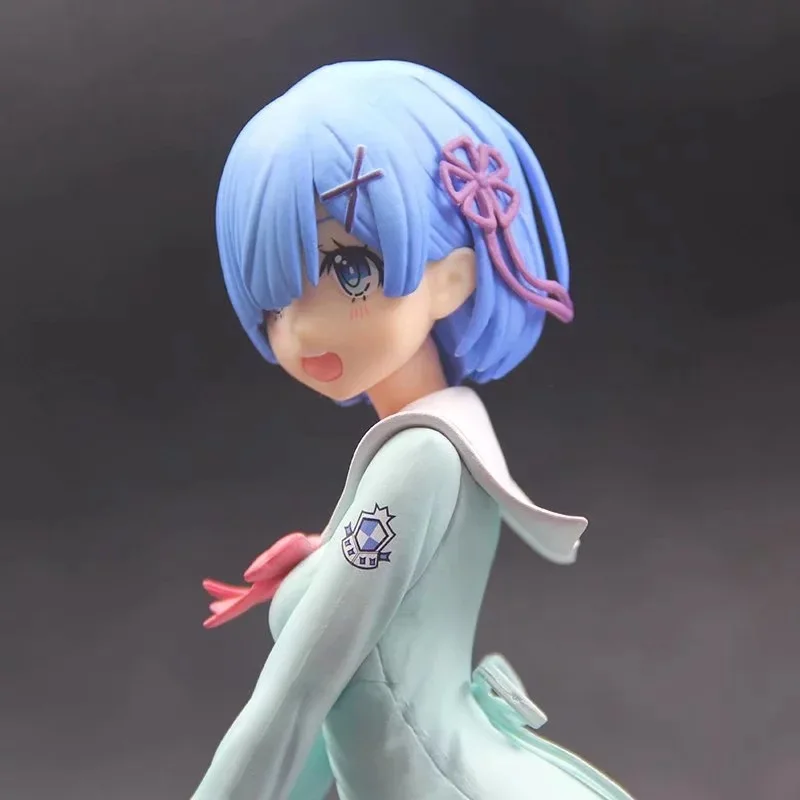 Фигурка японского аниме Re: from zero to different world life Rem 23 см школьная форма экшн фигурка