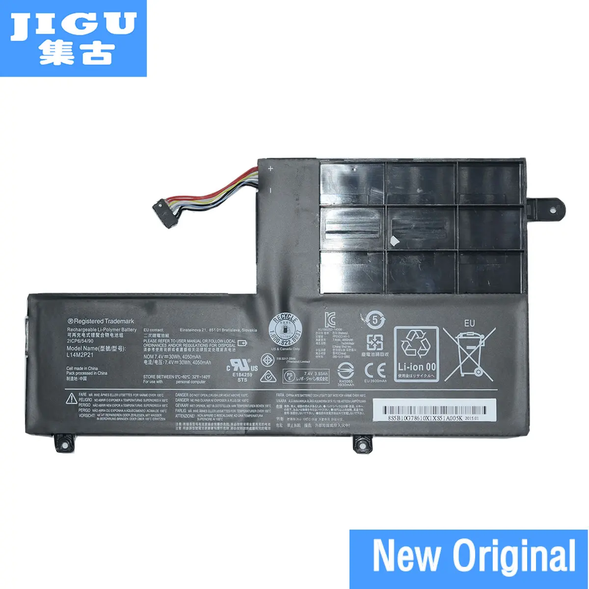 Аккумулятор JIGU для ноутбука L14L2P21 L14M2P21 LENOVO Ideapad 510S 14 14ISK йоги S41 500 йоги|laptop battery|laptop