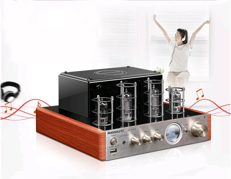 Усилитель bluetooth MKII USB/домашний аудио усилитель Hi Fi 2 0 25 Вт * 220 В|bluetooth tube amplifier|tube