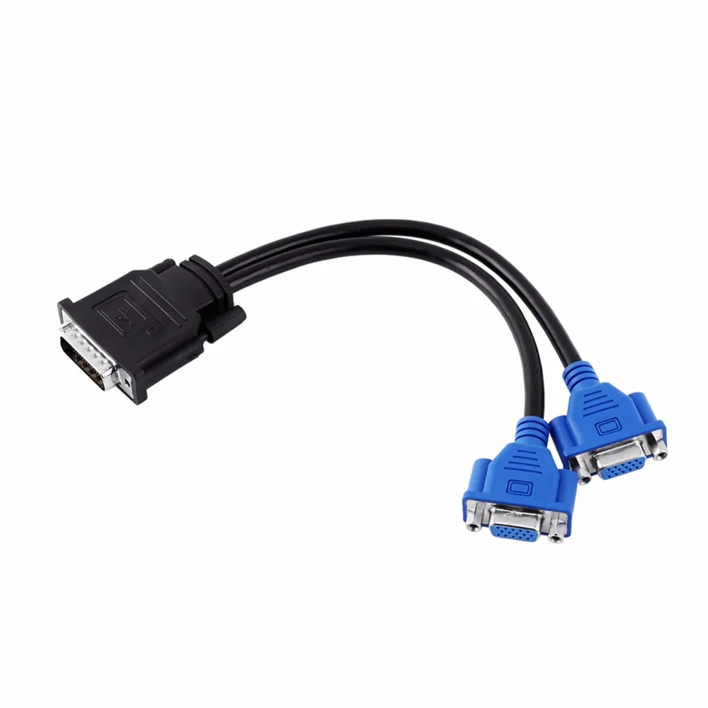 Usb разветвитель диаметром 5 9 мм (папа) на 2 VGA (мама)|2 vga|vga malevga male to |