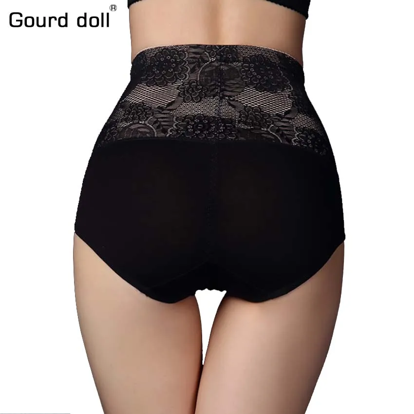 Новый Для женщин Высокая Талия животик Трусы ужимающие Форма Мода Кружево тела