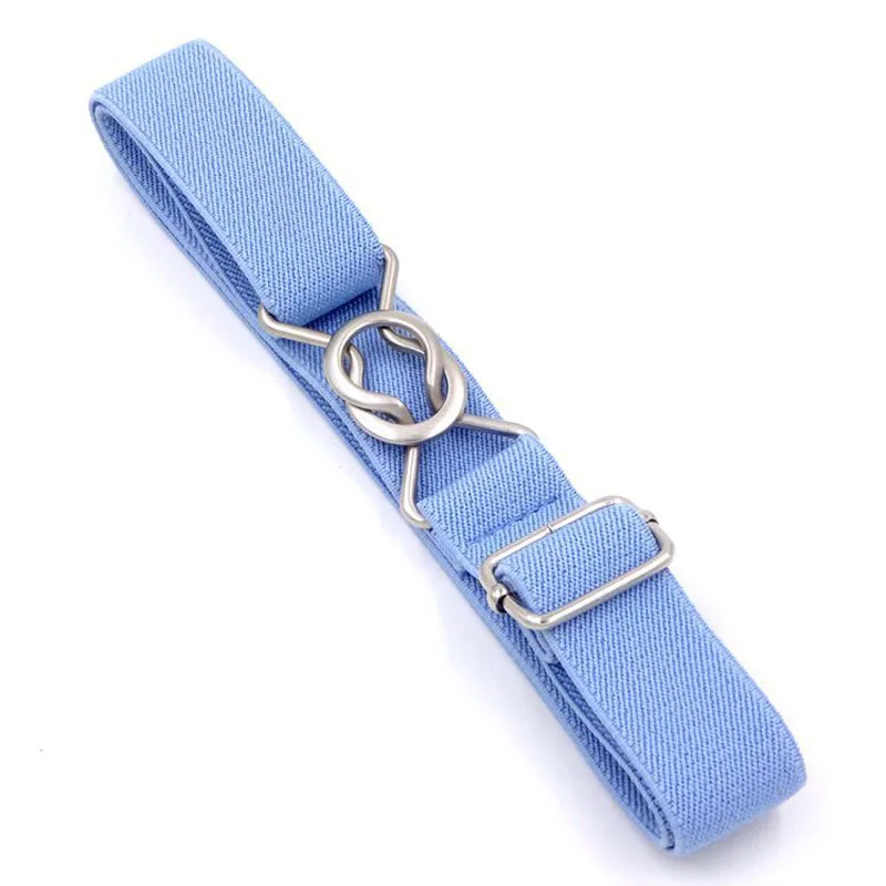 Stretch elastic children with 8 - word fastening leisure simple boy and girl belts FY18101901 | Аксессуары для одежды