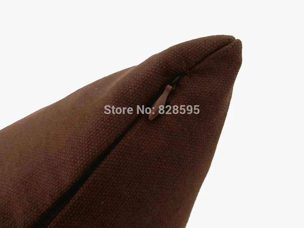 EA153 16 &quotx 16&quot/40x40 см однотонный черный хлопковый холст наволочка (1 шт.) номер