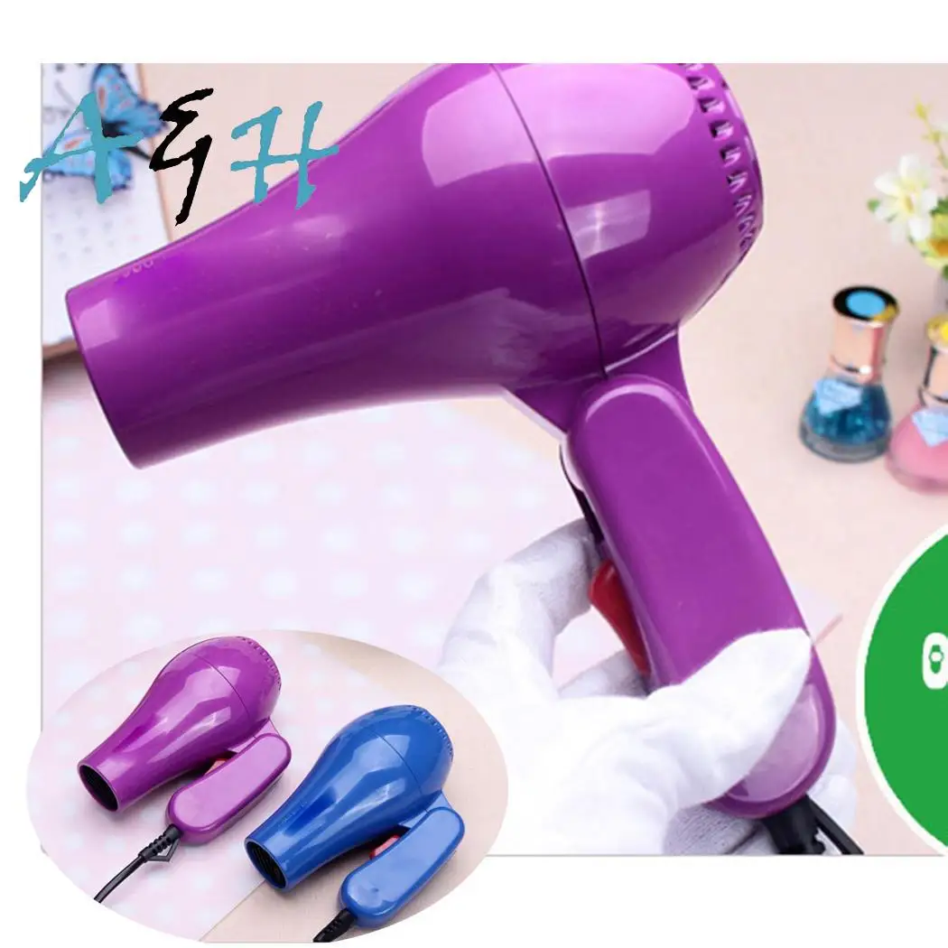 Портативный мини складной фен для волос завивка 160 компактный 50 Гц оборудование
