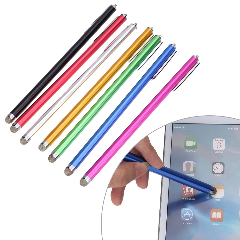 

Microfiber Metal Capacitive Stylus Pen for Smartphone Smart Mobile Phone Tablet PC Laptop/ Capacitive Touch Screen Devices