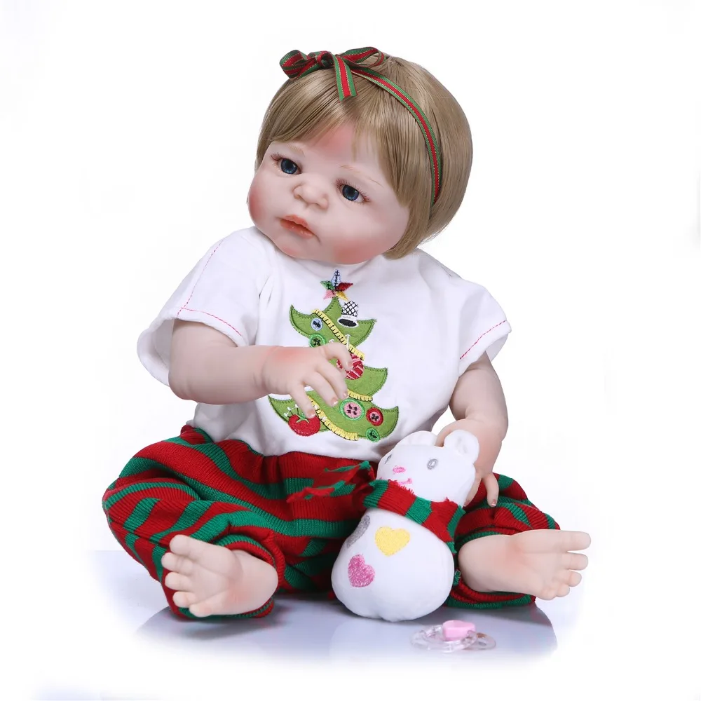 NPKCOLLECTION Reborn Классическая 23 дюймовая кукла принцессы для девочек ручная работа