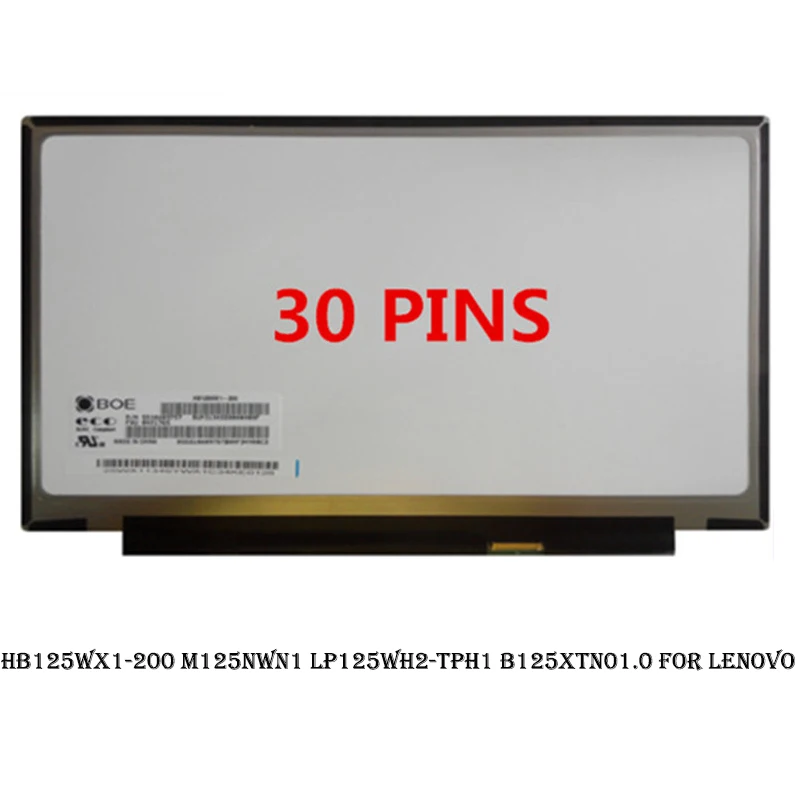 Светодиодный ЖК экран 12 5 дюймов для ноутбука M125NWN1 R0 R1 LP125WH2 TPH1 светодиодный b125xtn1.0
