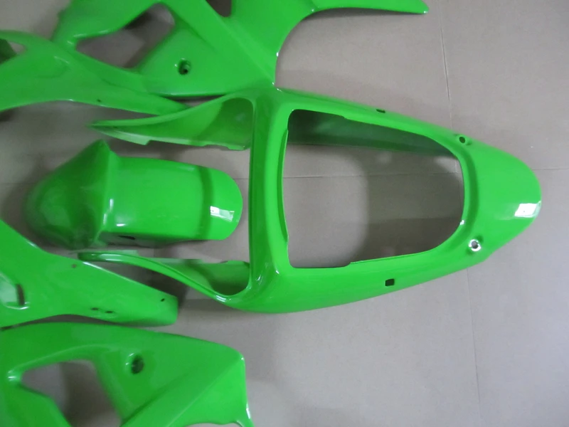 OEM injection mold for Kawasaki ninja Fairing kit ZX 6R 2000 2001 2002 ZX6R 00 01 02 all green fairings set SH3 | Автомобили и