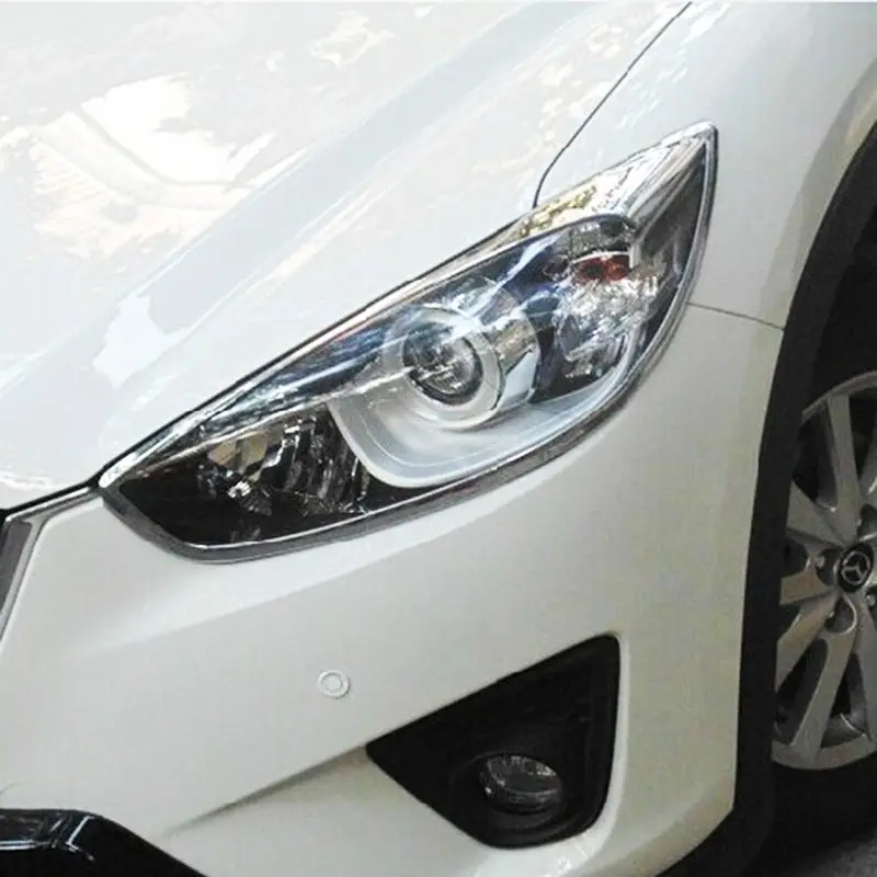Хромированный головной светильник, головной светильник, крышка для mazda CX-5 cx5 2013, запчасти для автостайлинга, аксессуары для mazda cx5 YCSUNZ