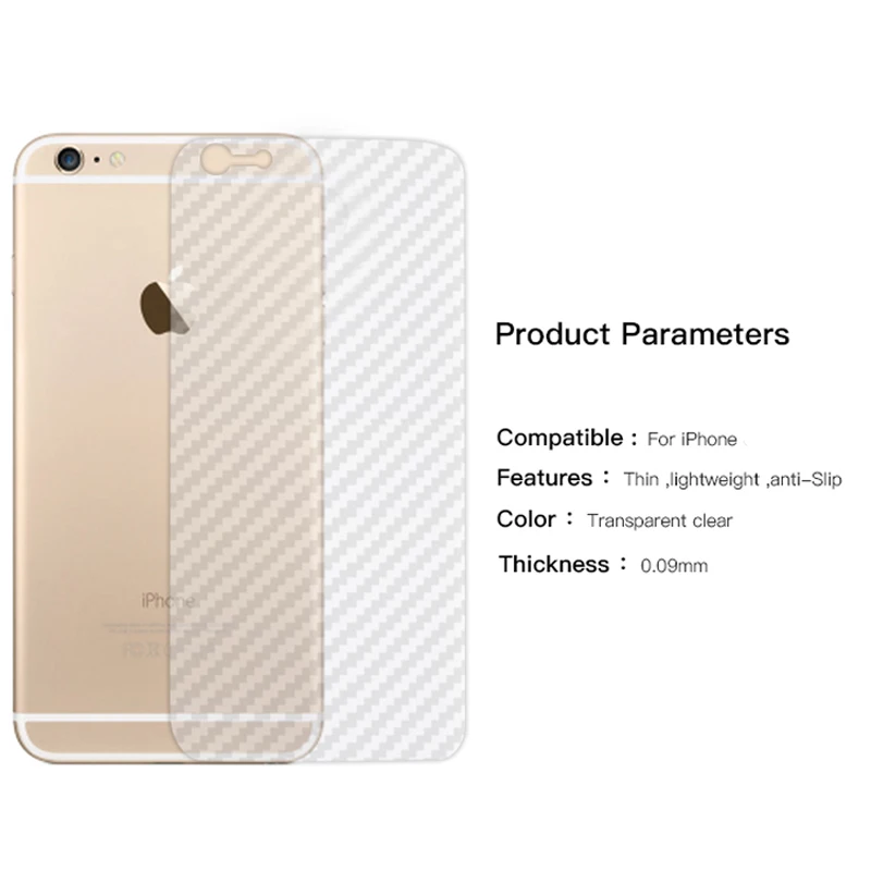 Ascromy 2 шт. экологичный чехол из углеродного волокна для iphone 6 6s 5 5S 7 Plus защитная
