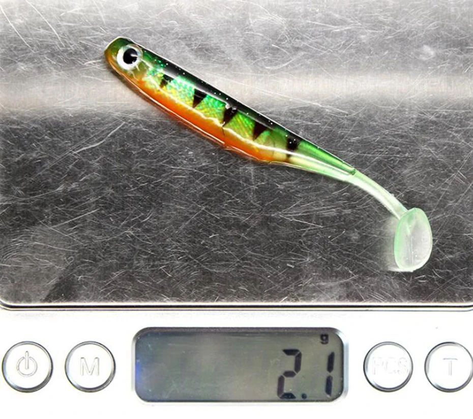 YINGTOUMAN 1 PACK (5 шт)/серия рыболовные приманки 3 D Радуга T приманка 9 см 5g/7 2g Inline