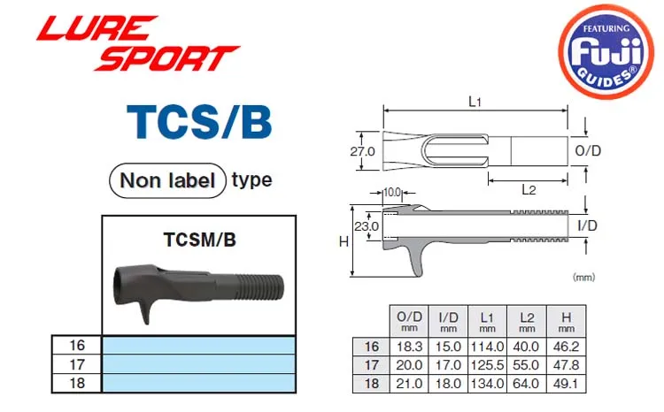 LureSport FUJI TCS 17 катушка сиденье KDPS пепельница EVA колпачок стержень строительный компонент ремонт DIY аксессуар