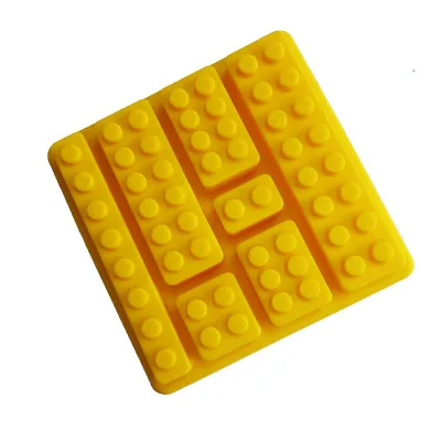 1 шт. силиконовые формы для выпечки Строительные кирпичи робот Lego силиконовая