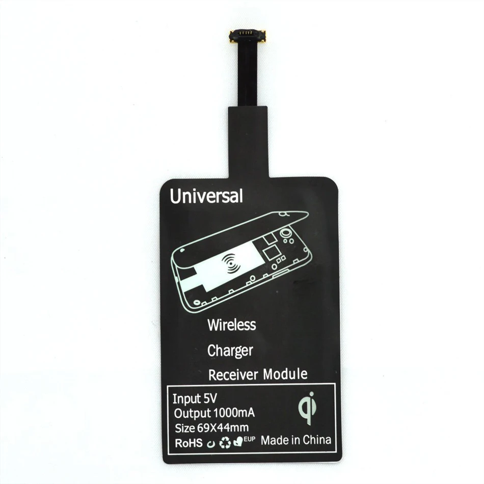 JKING Android Micro USB универсальное беспроводное зарядное устройство Qi приемник адаптер