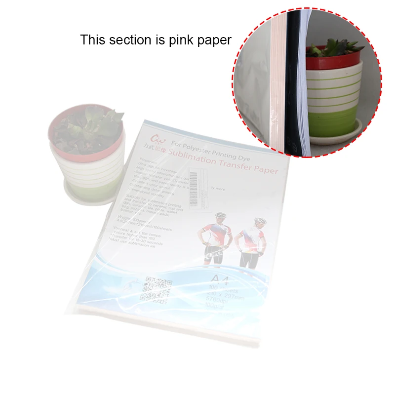 Размер A4 100 шт. 3D сублимационная печать искусственная Сублимация для фотографий