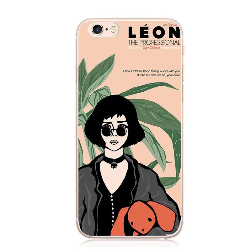 Чехол для телефона Movie Leon And Mathilda iPhone X 5S SE 6 6S 7 8 Plus мягкий силиконовый чехол из ТПУ