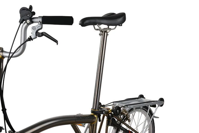 ROCKBROS Титан сплав 3AL2. 5V 31,8 мм CNC подседельная сумка для Brompton 4 размера 600/580/550/520 мм