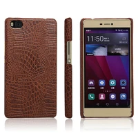 subin luxury crocodile skin pu leather case for huawei ascend p8 grace gra ul10 5 0 back cover phone protective cases phone bag