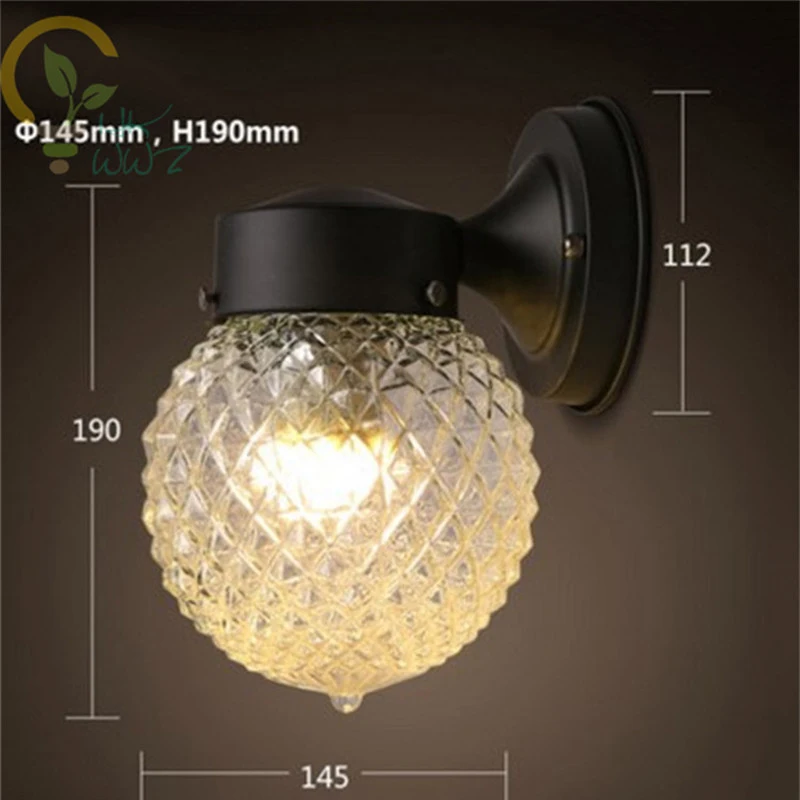 

Retro America Nordic Rustic LED Wall Lamp For Home Lampe Vintage Wall Sconce Beside Lamp Arandela Luz De Parede Wall ALights