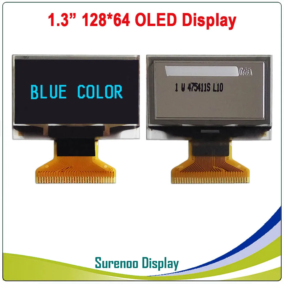Реальный oled-дисплей, 1," 128*64 12864 Графический SPI IEC IIC ЖК-модуль, ЖК-экран LCM SH1106 контроллер