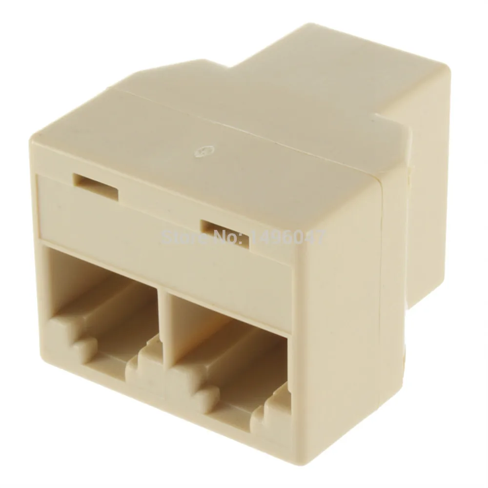 1 шт. RJ45 для CAT5 кабель Ethernet LAN Порты и разъёмы от до 2 Splitter гнезда разъем адаптера