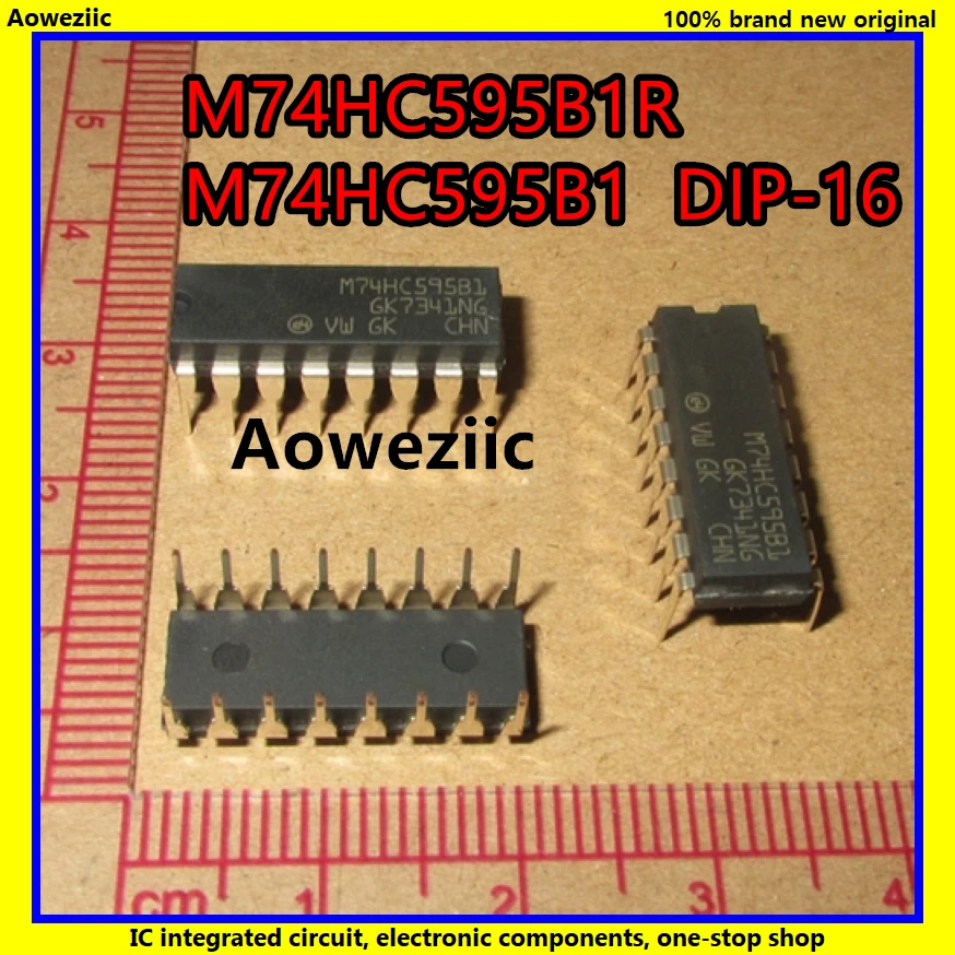 

10Pcs/Lot M74HC595B1R M74HC595B1 74HC595 DIP-16 8 BIT SHIFT REGISTER WITH OUTPUT LATCHES 3 STATE IC New Original Product