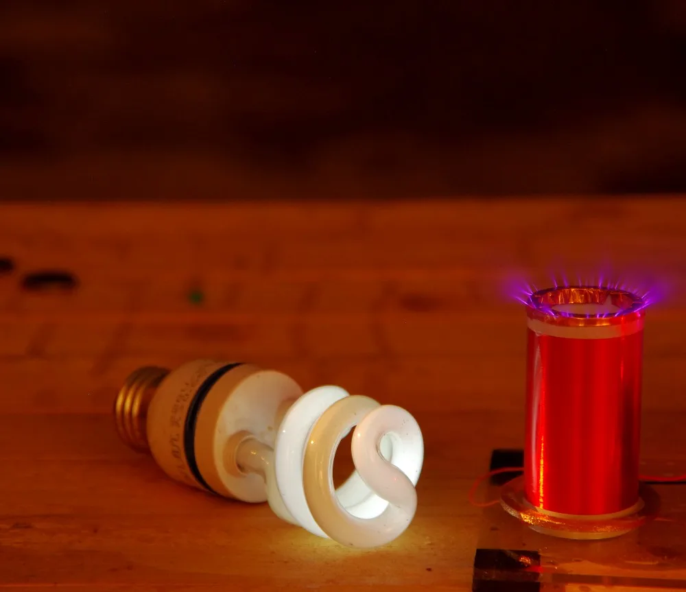 Tesla coil Удивительный мигающий генератор Маркс обучающий эксперимент|generator