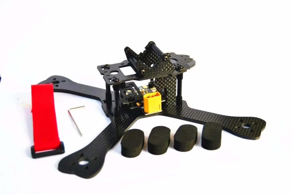 FPV Mini 210 мм Каркас из углеродного волокна Дрон Квадрокоптер 3/4 ручки PDB XT60 плата