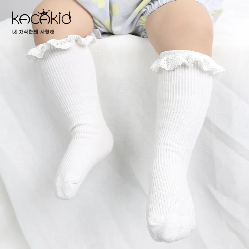 Носки детские кружевные до колена 10 пары/компл.|baby knee high socks|kid warmbaby highs |