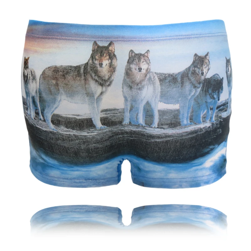 4 sizes Men Cartoon Sexy Mens Animal Boxer Men'S Underwear Boxers Man Brand Hot Trunks Male Underpant L XL XXL XXXL | Мужская одежда