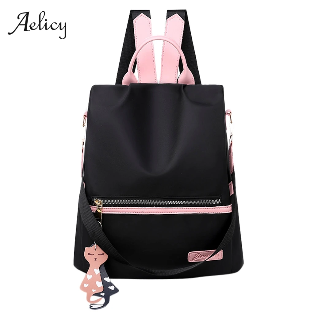 Женский нейлоновый рюкзак Aelicy дорожная сумка портфель с защитой от кражи