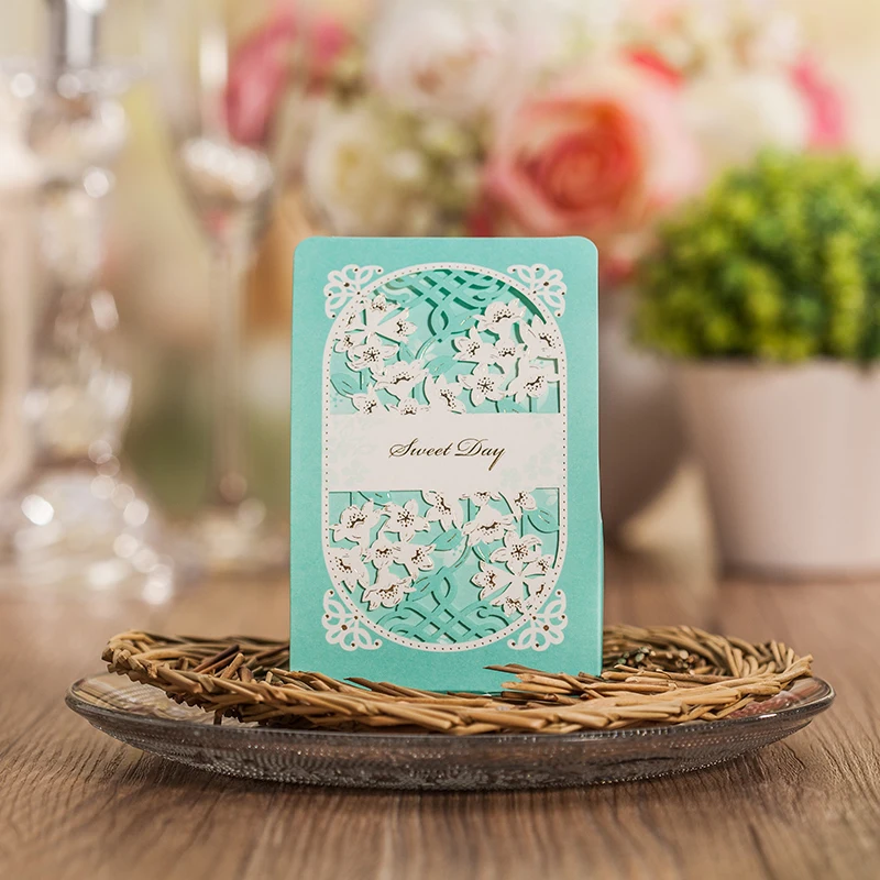 (Синий цвет и Розовый Цвет) Сладкий День Свадьба Конфеты Коробка подарка Партии