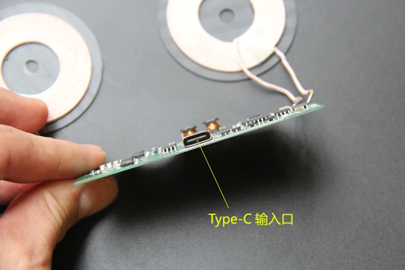 10Set/lot Double charge fast wireless charger module launch base PCBA board coil universal QI import ST program | Электроника