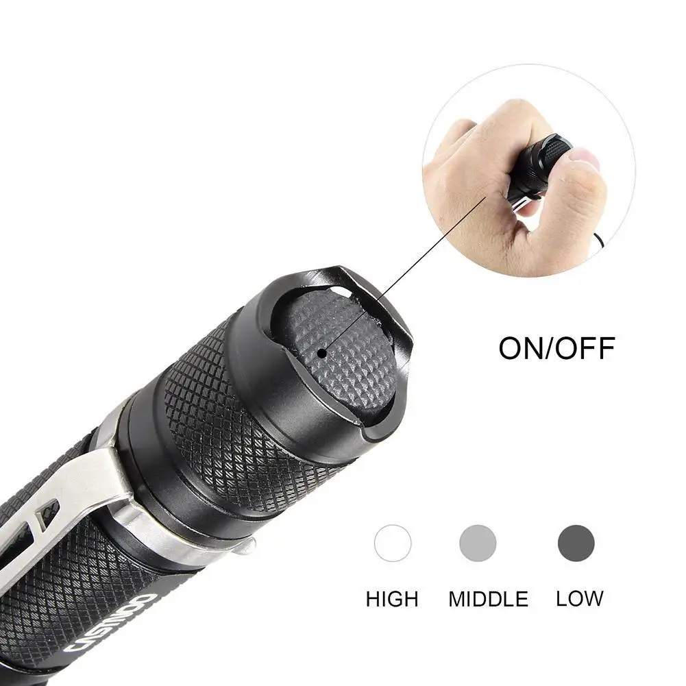 Castnoo супер мини XPG R5 LED 3000 люменов светильник для вспышки водонепроницаемый