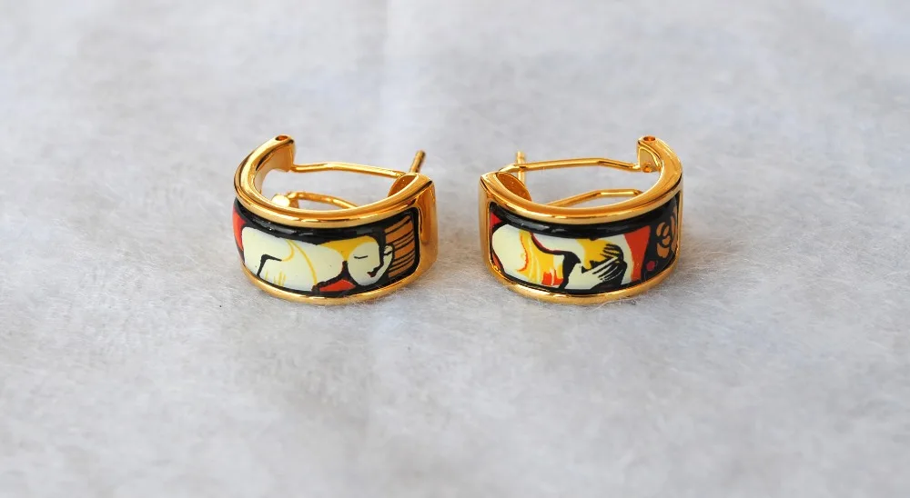 Эмалированная Пряжка для ушей в европейском стиле 4|ear buckle|bucklebuckle h |