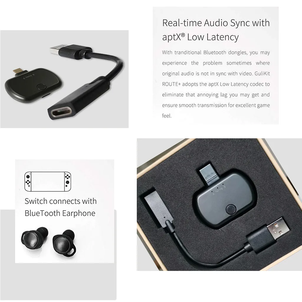 CARPRIE Usb Bluetooth адаптер 5 0 с Type C AptX LL низкой задержкой подключение для Ps4